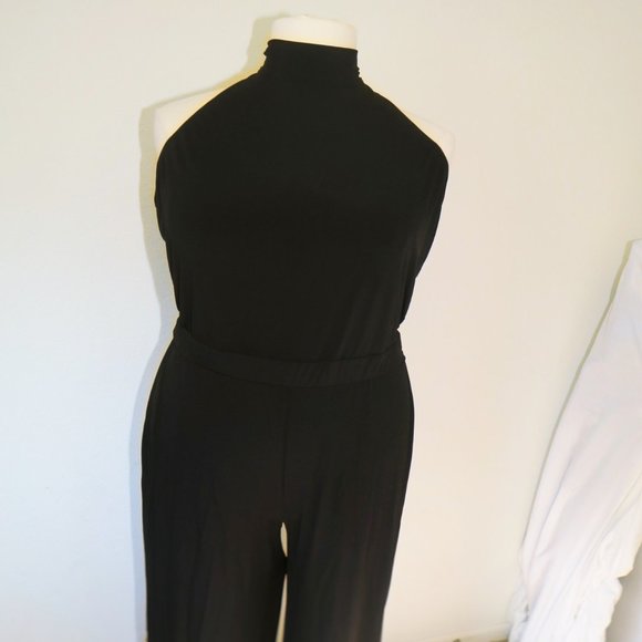 Halter Wide Leg Jumpsuit - Picture 3 of 6